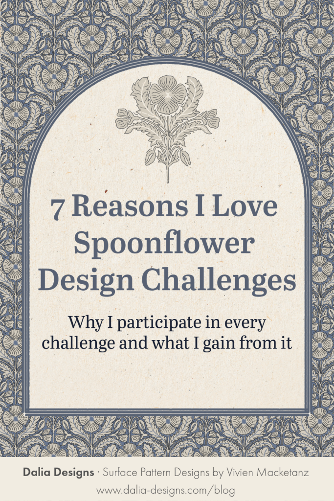 7 Reasons I Love Spoonflower Design Challenges